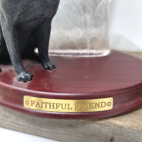 The Bradford Exchange Labs Dogs 2002 Faithful Friend Black Lab - Picture 5 of 8
